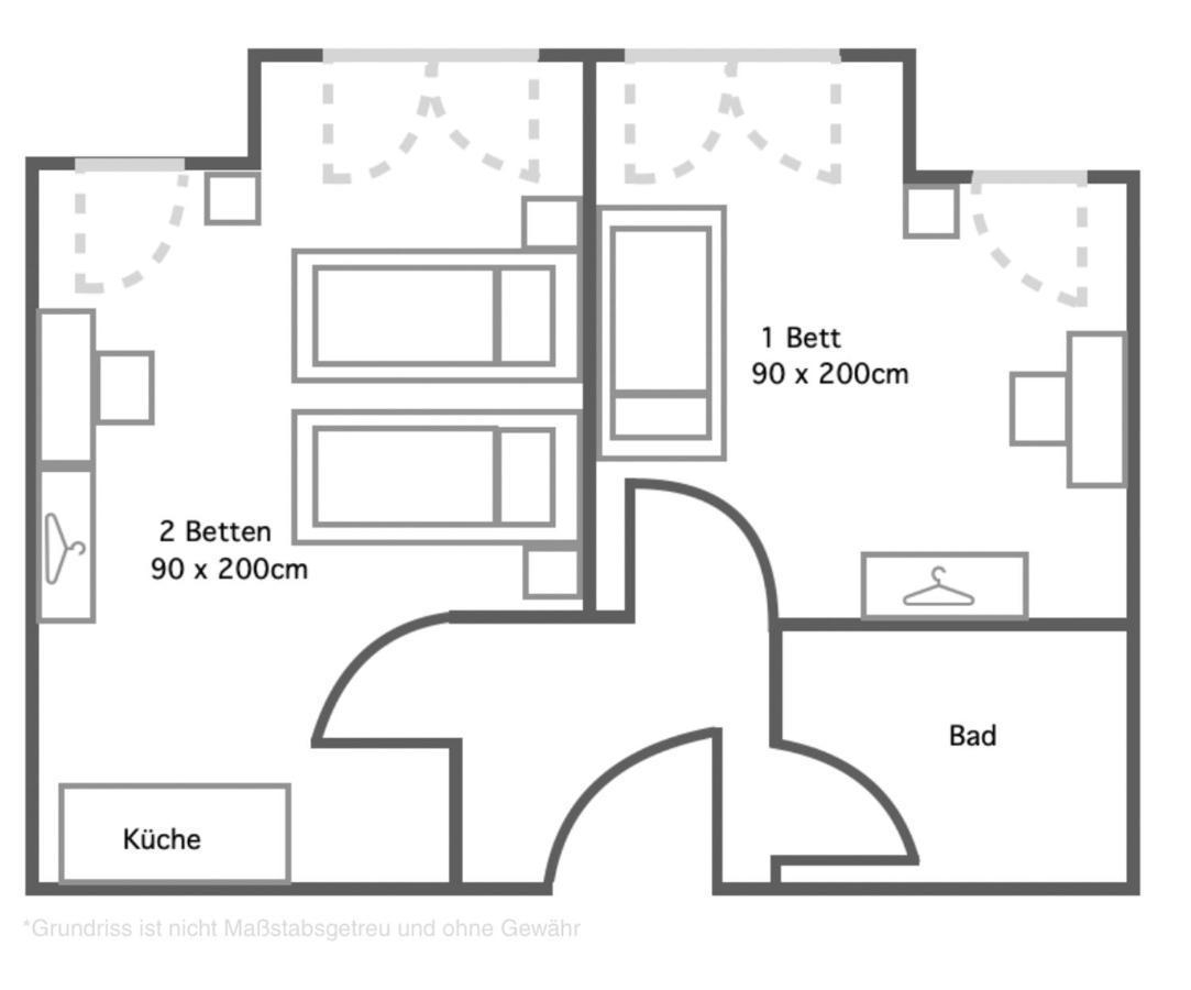 2 Zimmer Apartment Mit Bis Zu 4 Einzelbetten In Der Land Of Living 켈하임 외부 사진